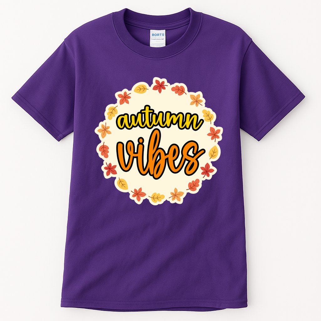Autumn Vibes Leaf Season Tall T-Shirt