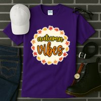 Autumn Vibes Leaf Season Tall T-Shirt