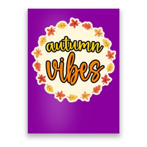 Autumn Vibes Leaf Season Poster