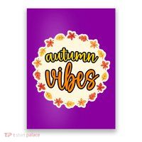 Autumn Vibes Leaf Season Poster