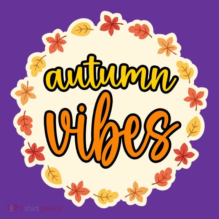 Autumn Vibes Leaf Season Poster