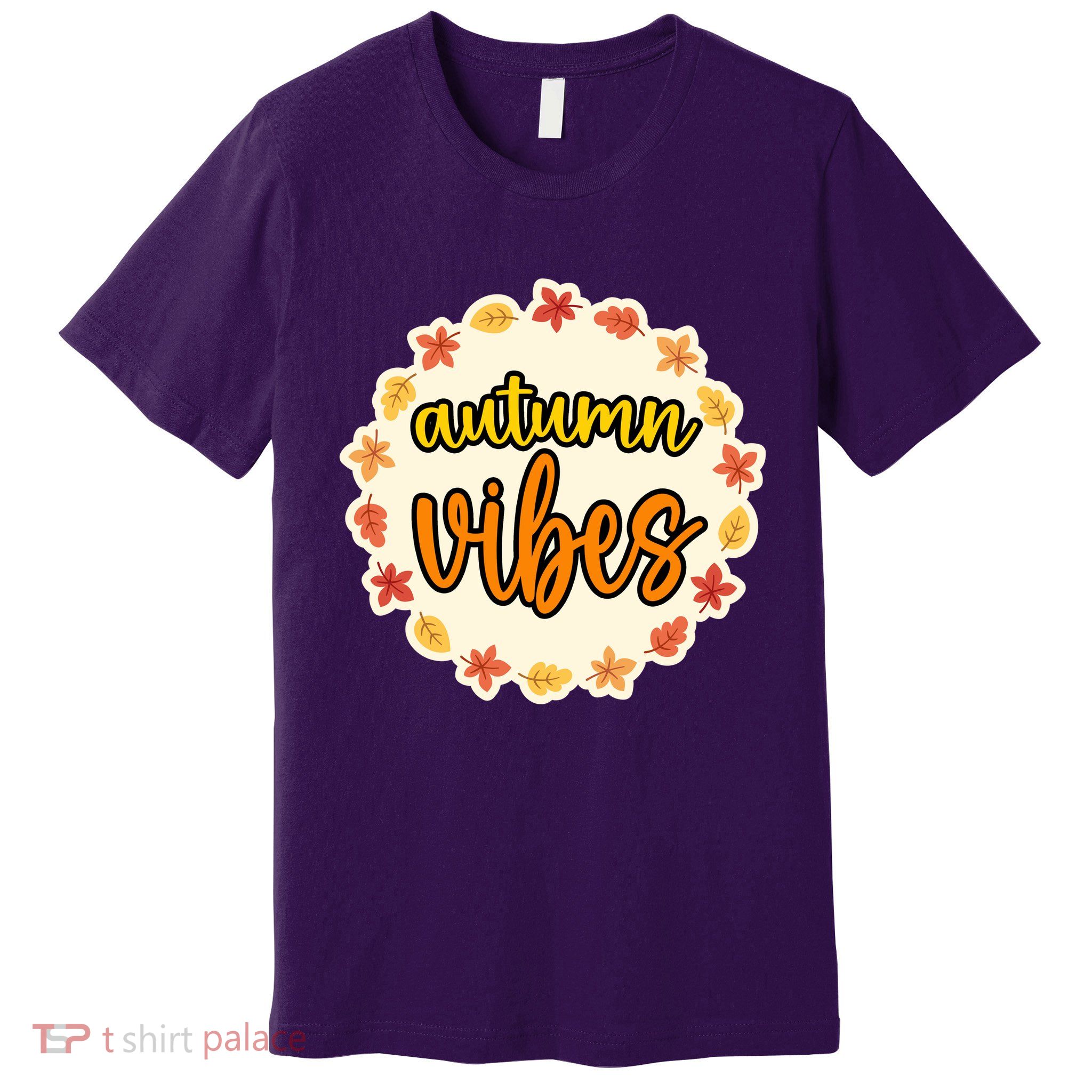 Autumn Vibes Leaf Season Premium T-Shirt