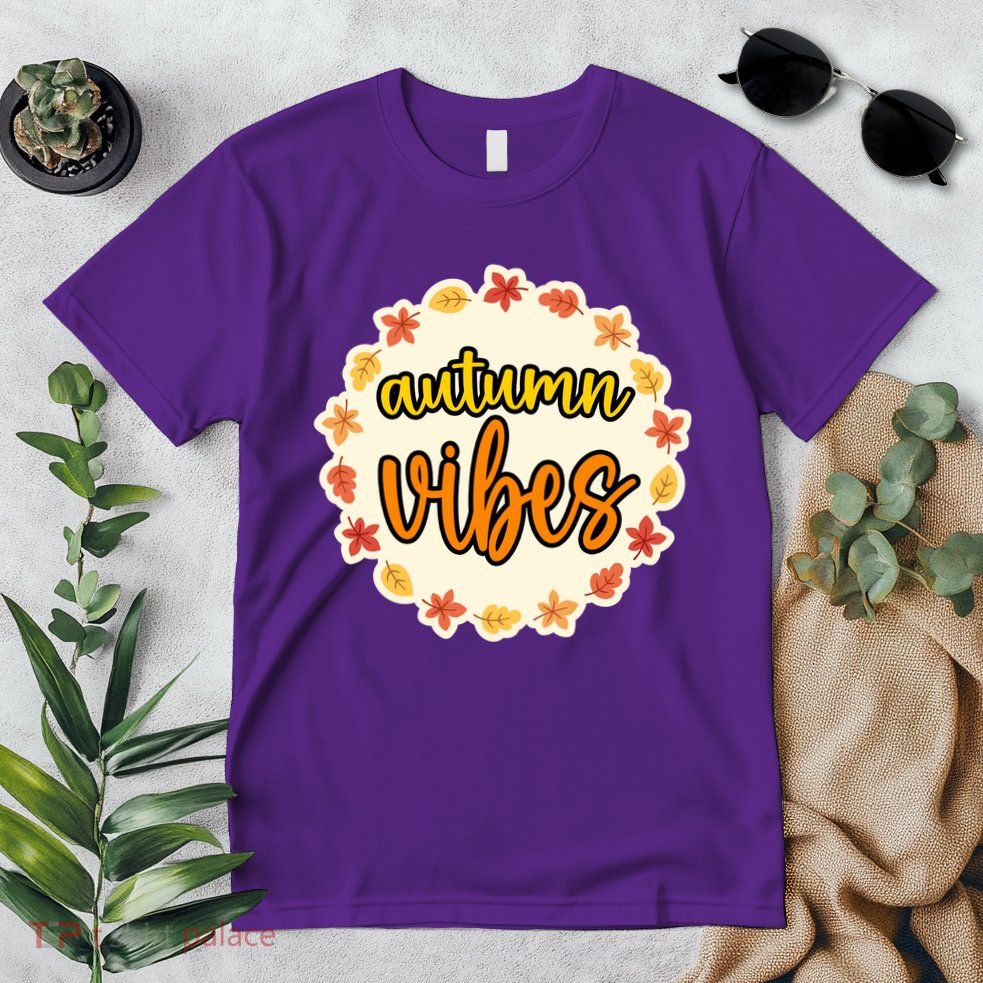 Autumn Vibes Leaf Season Premium T-Shirt
