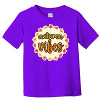 Autumn Vibes Leaf Season Toddler T-Shirt