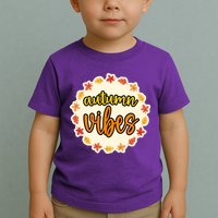 Autumn Vibes Leaf Season Toddler T-Shirt
