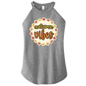 Autumn Vibes Leaf Season Women's Perfect Tri Rocker Tank