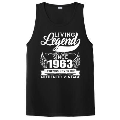 Authentic Vintage Living Legend Since 1963 Legends Never Die 60th Birthday PosiCharge Competitor Tank