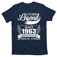 Authentic Vintage Living Legend Since 1963 Legends Never Die 60th Birthday T-Shirt