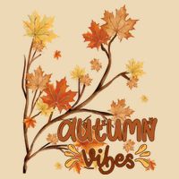 Autumn Vibes Leaves Cozy Zip Tote Bag