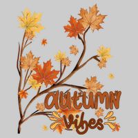 Autumn Vibes Leaves Cozy Tie-Dye T-Shirt