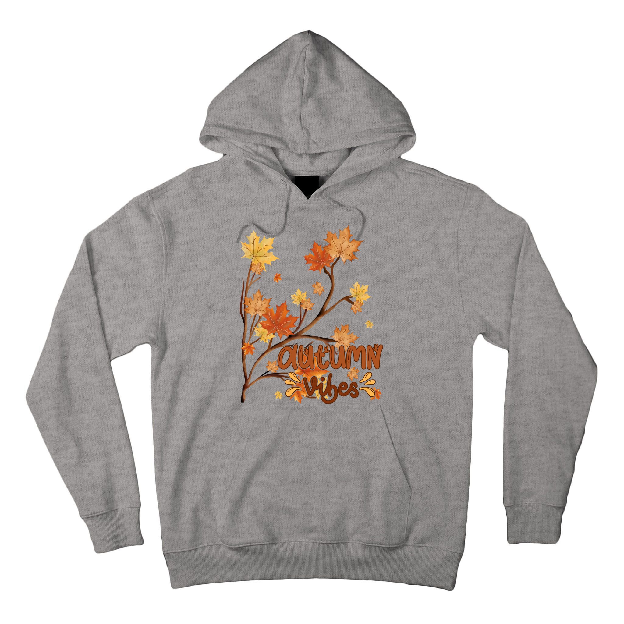 Autumn Vibes Leaves Cozy Tall Hoodie