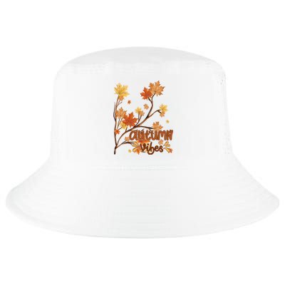 Autumn Vibes Leaves Cozy Cool Comfort Performance Bucket Hat