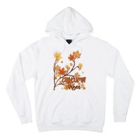 Autumn Vibes Leaves Cozy Hoodie