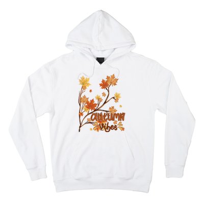 Autumn Vibes Leaves Cozy Hoodie