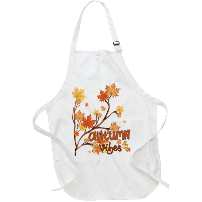 Autumn Vibes Leaves Cozy Apron