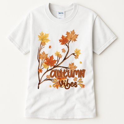 Autumn Vibes Leaves Cozy Tall T-Shirt