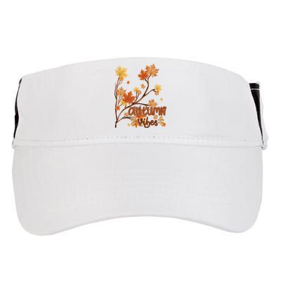 Autumn Vibes Leaves Cozy Adult Drive Performance Visor