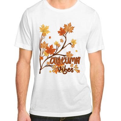 Autumn Vibes Leaves Cozy Adult ChromaSoft Performance T-Shirt