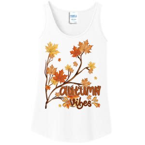 Autumn Vibes Leaves Cozy Ladies Essential Tank