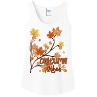 Autumn Vibes Leaves Cozy Ladies Essential Tank