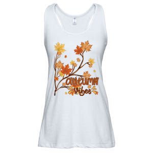 Autumn Vibes Leaves Cozy Ladies Essential Flowy Tank