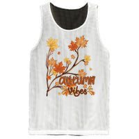 Autumn Vibes Leaves Cozy Mesh Reversible Basketball Jersey Tank