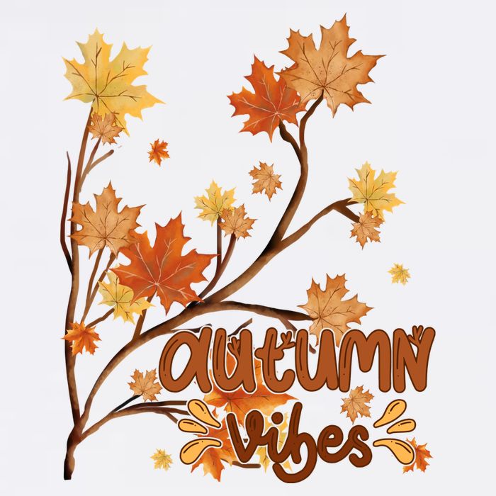 Autumn Vibes Leaves Cozy Baby Bodysuit