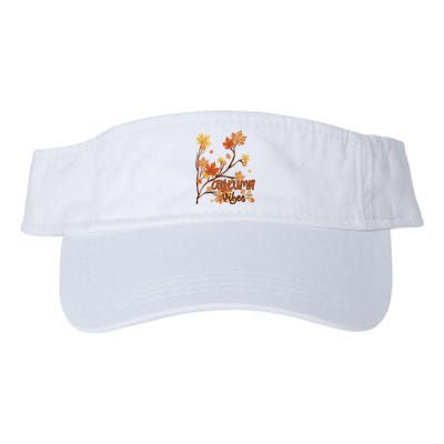 Autumn Vibes Leaves Cozy Valucap Bio-Washed Visor