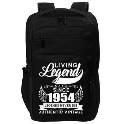 Authentic Vintage Living Legend Since 1954 Legends Never Die 70th Birthday Impact Tech Backpack