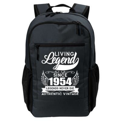 Authentic Vintage Living Legend Since 1954 Legends Never Die 70th Birthday Daily Commute Backpack