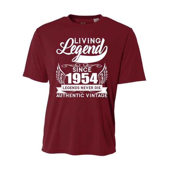 Authentic Vintage Living Legend Since 1954 Legends Never Die 70th Birthday Performance Sprint T-Shirt