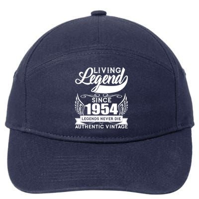 Authentic Vintage Living Legend Since 1954 Legends Never Die 70th Birthday 7-Panel Snapback Hat