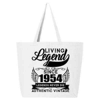 Authentic Vintage Living Legend Since 1954 Legends Never Die 70th Birthday 25L Jumbo Tote