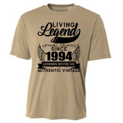 Authentic Vintage Living Legend Since 1994 Legends Never Die 30th Birthday Cooling Performance Crew T-Shirt