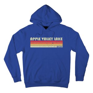 Apple Valley Lake Ohio Funny Fishing Camping Summer Gift Meaningful Gift Hoodie