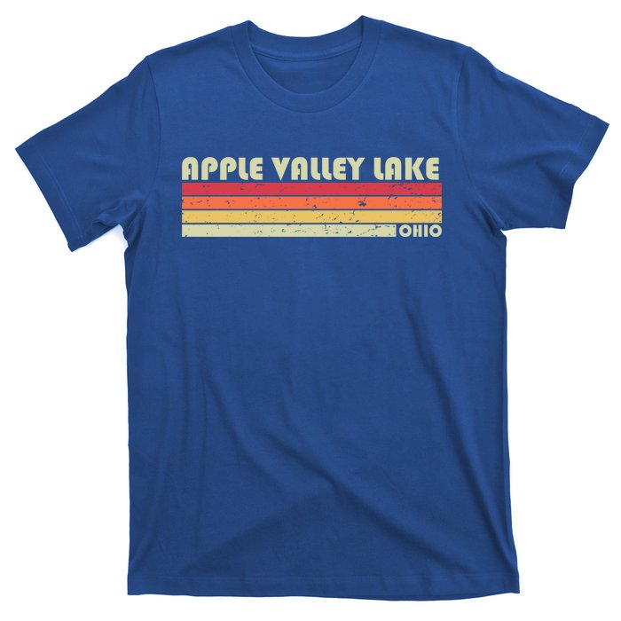 Apple Valley Lake Ohio Funny Fishing Camping Summer Gift Meaningful Gift T-Shirt