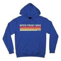 Apple Valley Lake Ohio Funny Fishing Camping Summer Gift Meaningful Gift Tall Hoodie