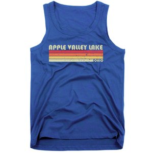 Apple Valley Lake Ohio Funny Fishing Camping Summer Gift Meaningful Gift Tank Top