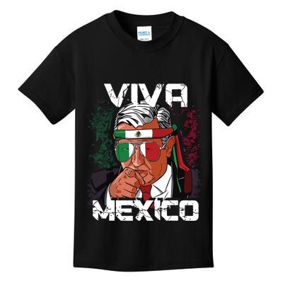 Amlo Viva Mexico Dia De Independencia Camiseta Gift Kids T-Shirt