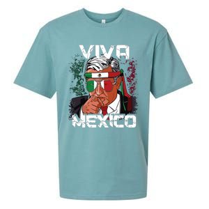 Amlo Viva Mexico Dia De Independencia Camiseta Gift Sueded Cloud Jersey T-Shirt