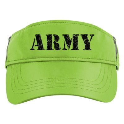 Army  Vintage Military Green Retro USA Soldier Gift  Adult Drive Performance Visor