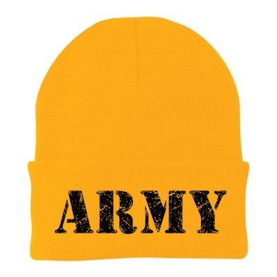 Army  Vintage Military Green Retro USA Soldier Gift  Knit Cap Winter Beanie