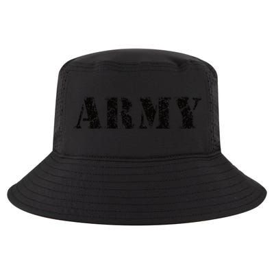 Army  Vintage Military Green Retro USA Soldier Gift  Cool Comfort Performance Bucket Hat