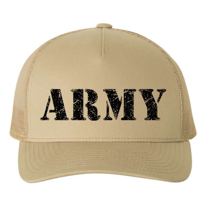 Army  Vintage Military Green Retro USA Soldier Gift  Yupoong Adult 5-Panel Trucker Hat