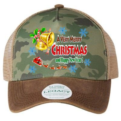 A Very Merry Christmas Legacy Tie Dye Trucker Hat