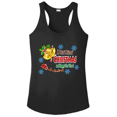 A Very Merry Christmas Ladies PosiCharge Competitor Racerback Tank