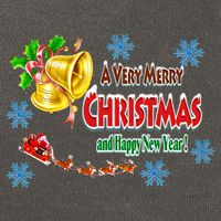 A Very Merry Christmas Cotton Canvas Backpack