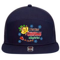 A Very Merry Christmas 7 Panel Mesh Trucker Snapback Hat
