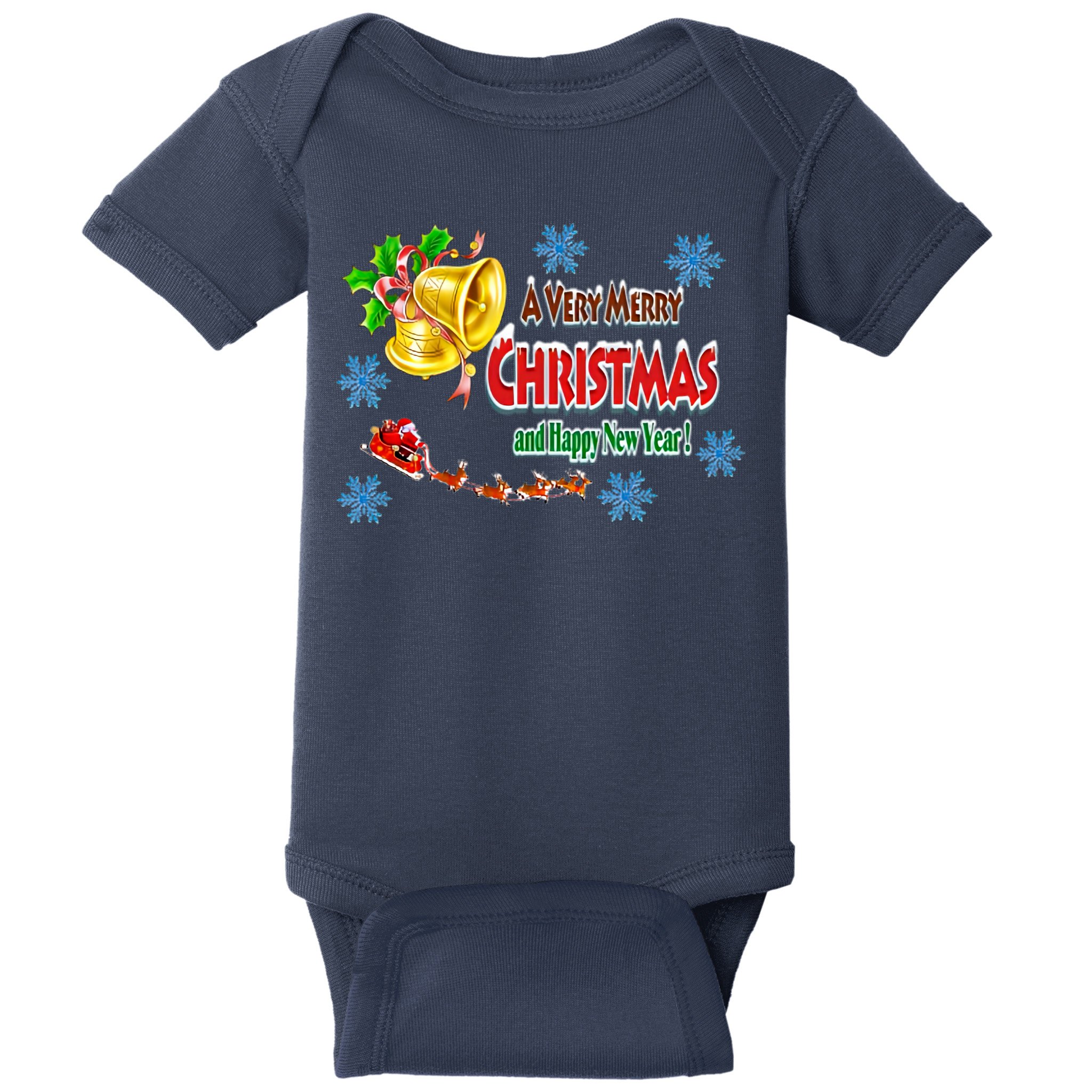 A Very Merry Christmas Baby Bodysuit