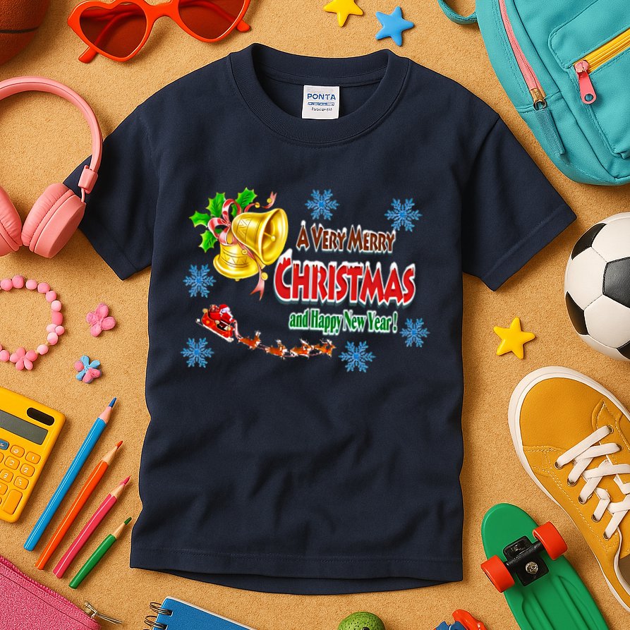 A Very Merry Christmas Kids T-Shirt